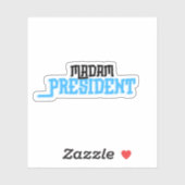 Mevrouw President Sticker (Vel)