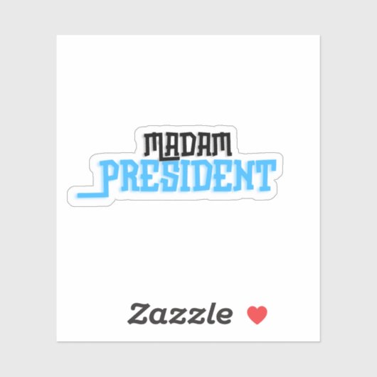 Mevrouw President Sticker (Vel)