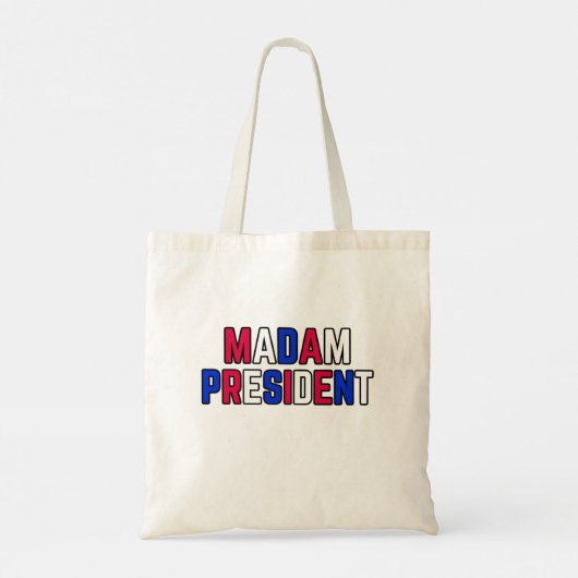 Mevrouw President Tote Bag (Achterkant)