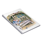 Mevrouw Rabbit, Flopsy Mopsy en Cottontail Notitieboek (Rechterzijde)