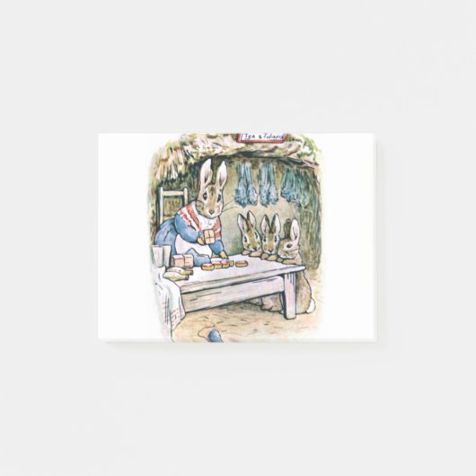 Mevrouw Rabbit, Flopsy Mopsy en Cottontail Post-it® Notes (Voorkant)