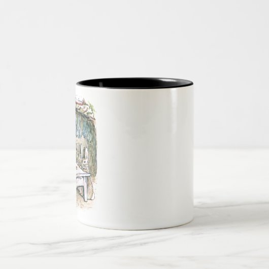 Mevrouw Rabbit, Flopsy Mopsy en Cottontail Tweekleurige Koffiemok (Center)