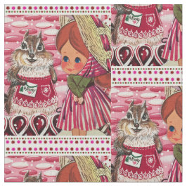 Mevrouw Riddle bezoekt mevrouw Elizabeth Fabric Stof