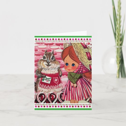 Mevrouw Riddle bezoekt mevrouw Elizabeth Note Card Feestdagen Kaart (Voorkant)