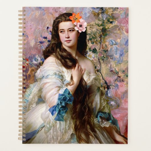 Mevrouw Rimsky met bloemen Planner (Voorkant)