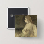 mevrouw Robinson, c.1784 (olie op canvas) Vierkante Button 5,1 Cm (Voorkant /achterkant)