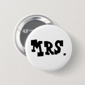 Mevrouw Ronde Button 5,7 Cm (Voorkant /achterkant)