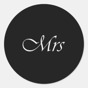 Mevrouw Ronde Sticker