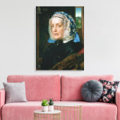 Mevrouw Roos Canvas Afdruk (Insitu (Woonkamer))