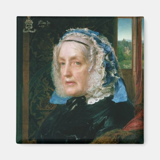 Mevrouw Roos Magneet (Voorkant)
