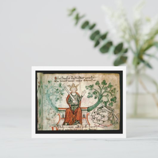 Mevrouw Royal 20 A11 Richard I (1157-99) (The Lion Briefkaart (Staand voorkant)