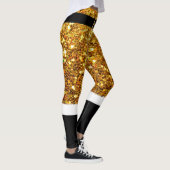 Mevrouw Santa Claus Gold glitter Leggings (Rechts)