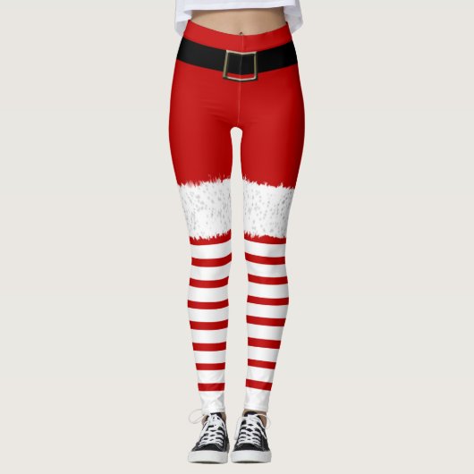 Mevrouw Santa Claus Leggings (Voorkant)