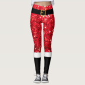 Mevrouw Santa Claus Leggings (Voorkant)