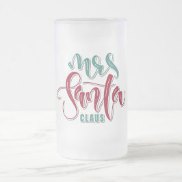 Mevrouw Santa Claus Matglas Bierpul