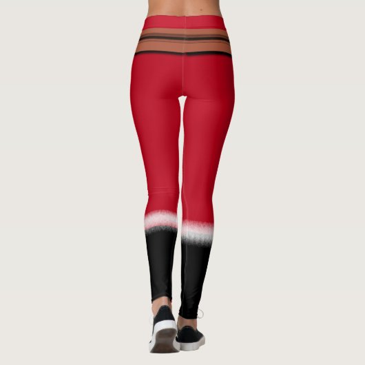 Mevrouw Santa CLaus Pants Leggings (Achterkant)