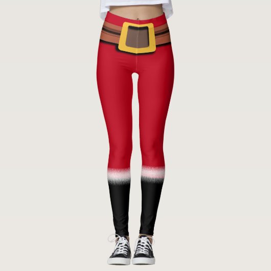 Mevrouw Santa CLaus Pants Leggings (Voorkant)