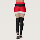 Mevrouw Santa Claus Red sexy Leggings (Achterkant)