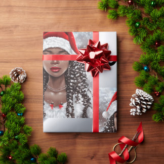 Mevrouw Santa Wrapping Paper Cadeaupapier