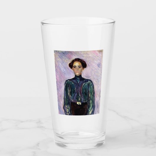 Mevrouw Schwarz (van Edvard Munch) Glas (Voorkant)