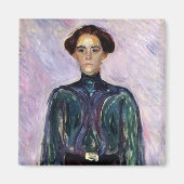 Mevrouw Schwarz (van Edvard Munch) Magneet (Voorkant)