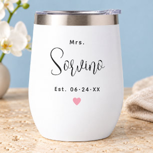 Mevrouw Script Huwelijksdatum Aangepaste Achternaa