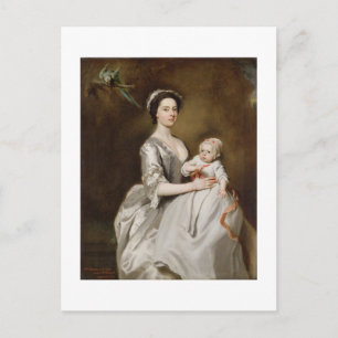 Mevrouw Sharpe en Child, 1731 (olie op doek) Briefkaart