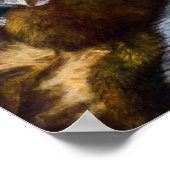 Mevrouw Siddons van Thomas Gainsborough Poster (Hoek)