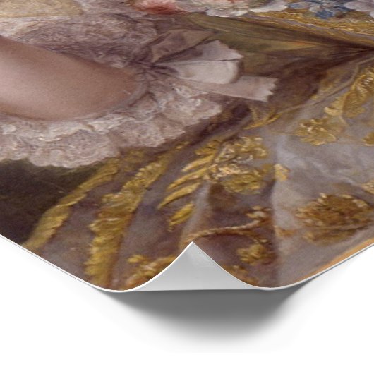 Mevrouw Sophie in Frankrijk - Jean-Marc Nattier Poster (Hoek)