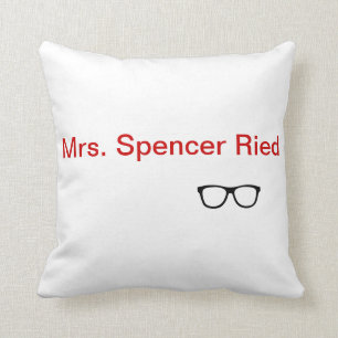 "Mevrouw Spencer Reid's wergkussen Kussen