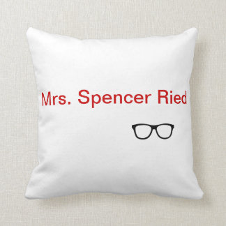 "Mevrouw Spencer Reid's wergkussen Kussen