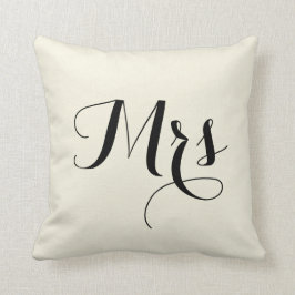 Mevrouw Striped Back Pillow - off white Kussen
