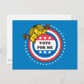 Mevrouw Sunshine - stem voor mij Briefkaart (Voorkant / Achterkant)