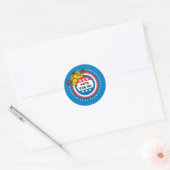 Mevrouw Sunshine - stem voor mij Ronde Sticker (Envelop)