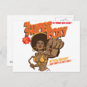 Mevrouw Super Foxy Briefkaart (Voorkant / Achterkant)
