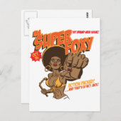 Mevrouw Super Foxy Briefkaart (Voorkant / Achterkant)