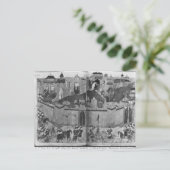 mevrouw Suppl PersanMongols onder leiding van Briefkaart (Staand voorkant)