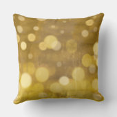 Mevrouw SweeLieverd Brides Abstract Gold Lights Kussen (Achterkant)