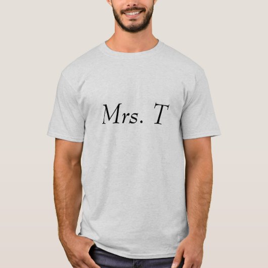 Mevrouw T T-shirt (Voorkant)