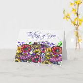 Mevrouw Taylor sterkte toegewenst Kaart (Gele Bloem)