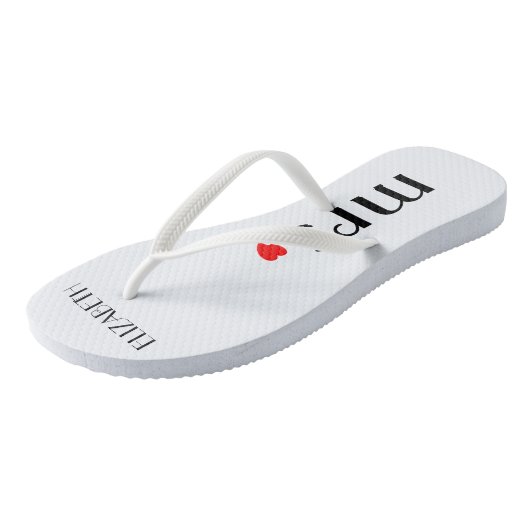 Mevrouw Teenslippers | Brides Wedding (Schuin)