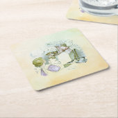 Mevrouw Tiggy-Winkle 1 Kartonnen Onderzetters (Schuin)