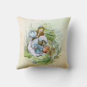 Mevrouw Tiggy-Winkle 1-tissuepapier Kussen (Achterkant)