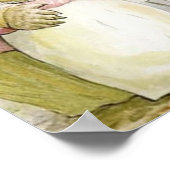 mevrouw Tiggywinkle Beatrix Potter Poster (Hoek)