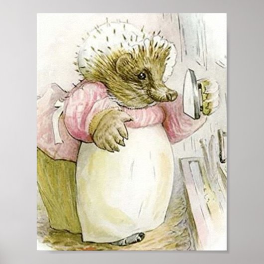 mevrouw Tiggywinkle Beatrix Potter Poster (Voorkant)