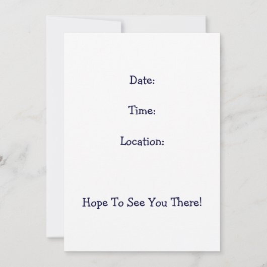 Mevrouw Tittlemouse (Beatrix Potter) Tea Party nod Kaart (Achterkant)