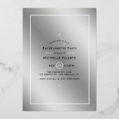 Mevrouw Travel Bachelorette Party Folie Uitnodiging (Achterkant)