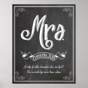 Mevrouw van de heer en mevrouw de Voorzitter Poster