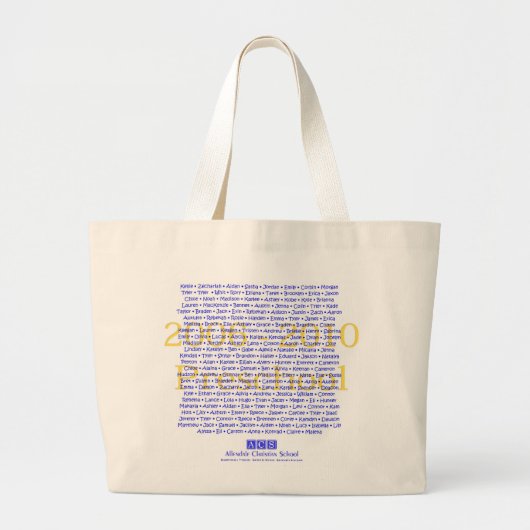 Mevrouw Van Dyken Grote Tote Bag (Voorkant)