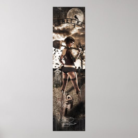 mevrouw Velouria Graves Poster (Voorkant)